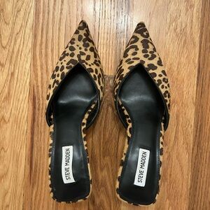 Steve Madden Leopard Mule
